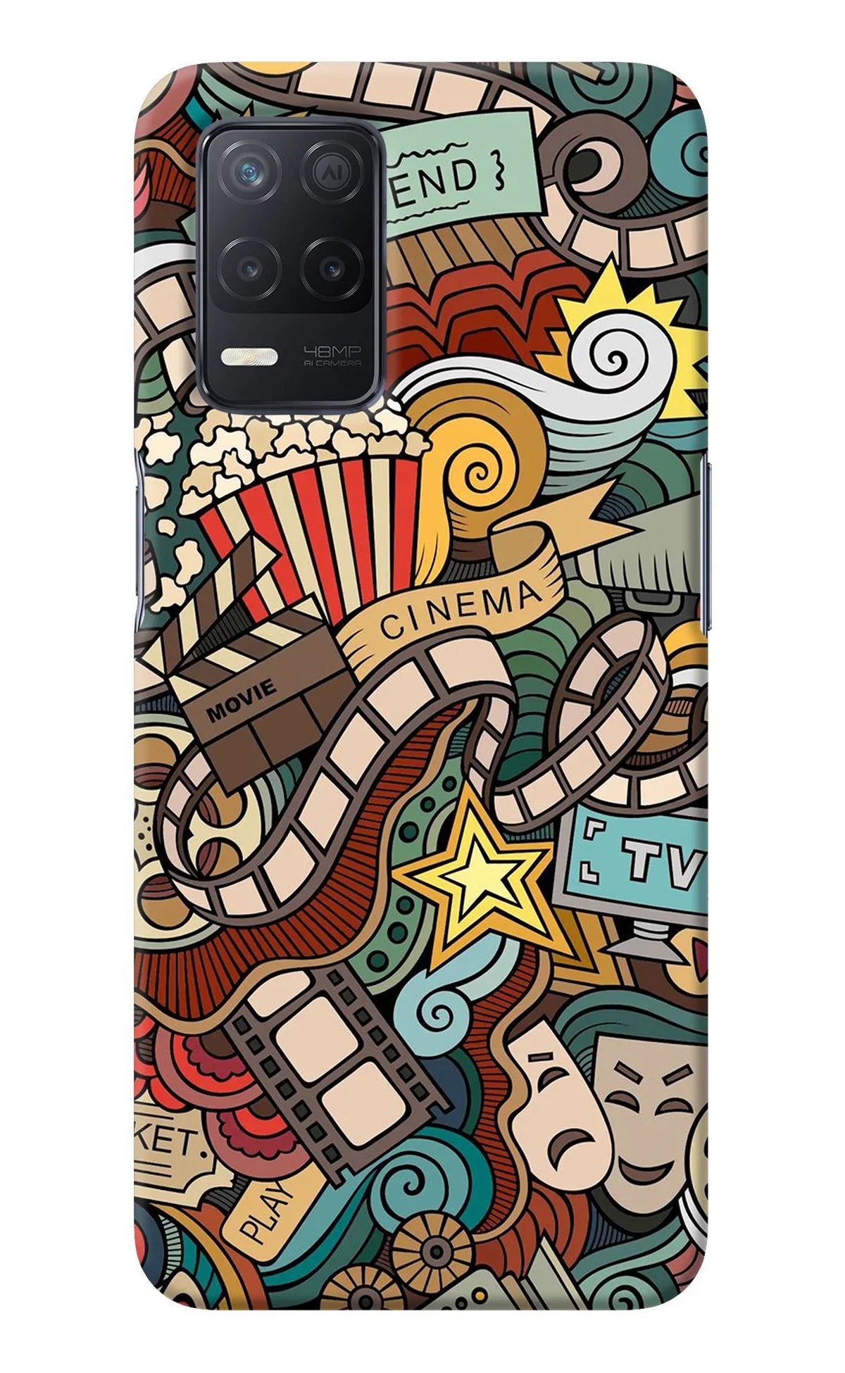 Cinema Abstract Realme 8 5G/8s 5G Back Cover