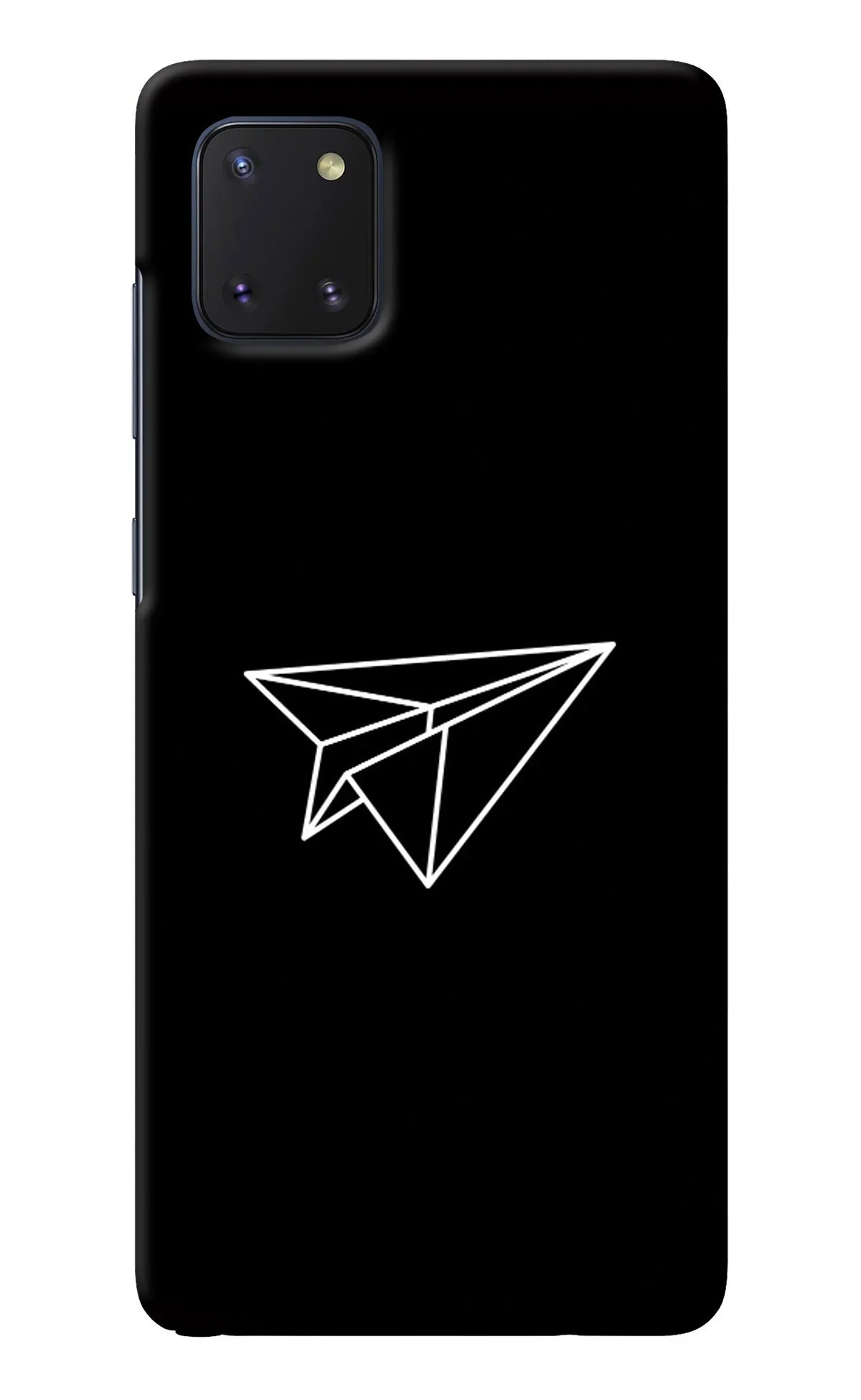 Paper Plane White Samsung Note 10 Lite Back Cover
