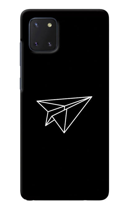 Paper Plane White Samsung Note 10 Lite Back Cover