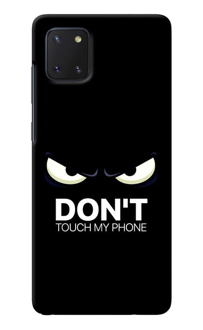 Don'T Touch My Phone Samsung Note 10 Lite Back Cover