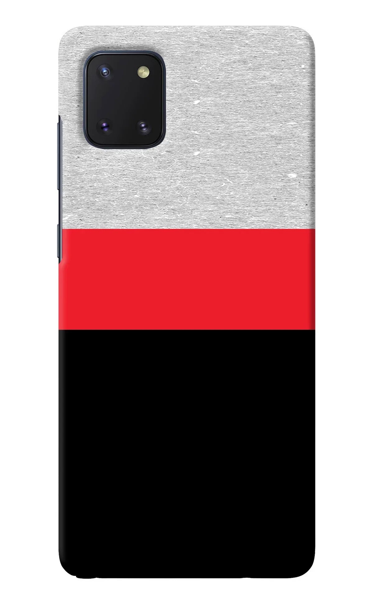 Tri Color Pattern Samsung Note 10 Lite Back Cover