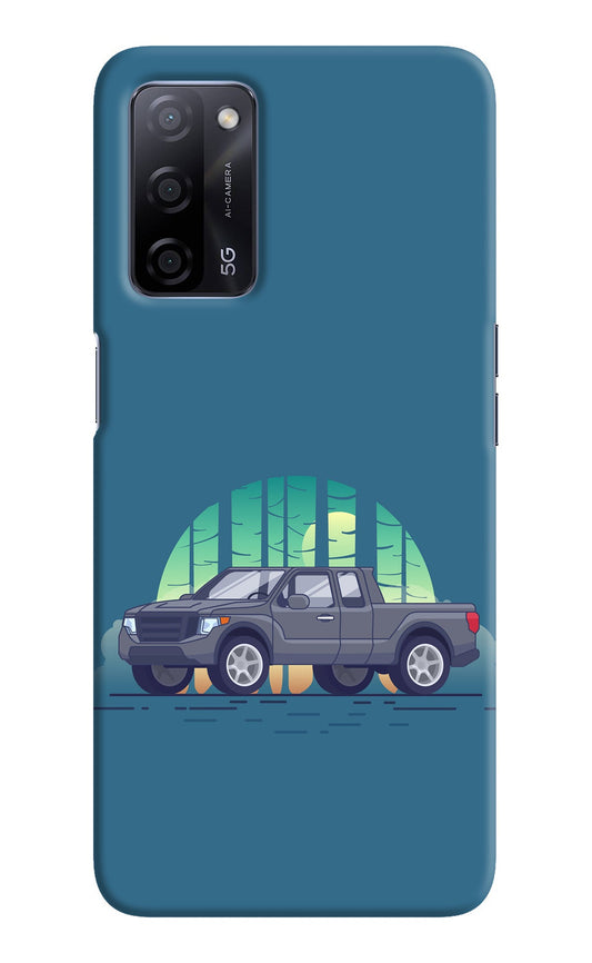 Retro Garage Vibe Oppo A53s 5G Back Cover