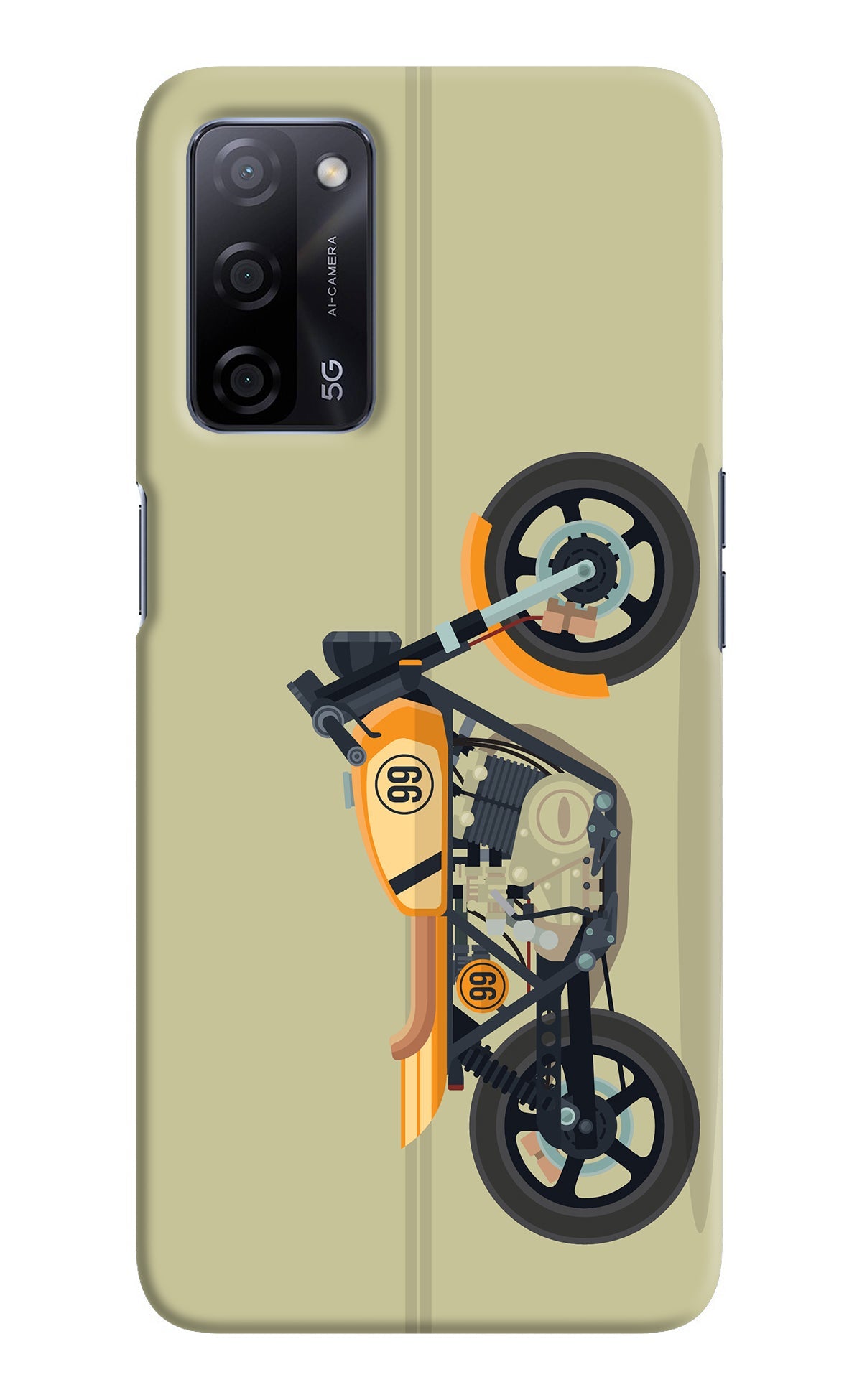 Vertical Speedster Oppo A53s 5G Back Cover