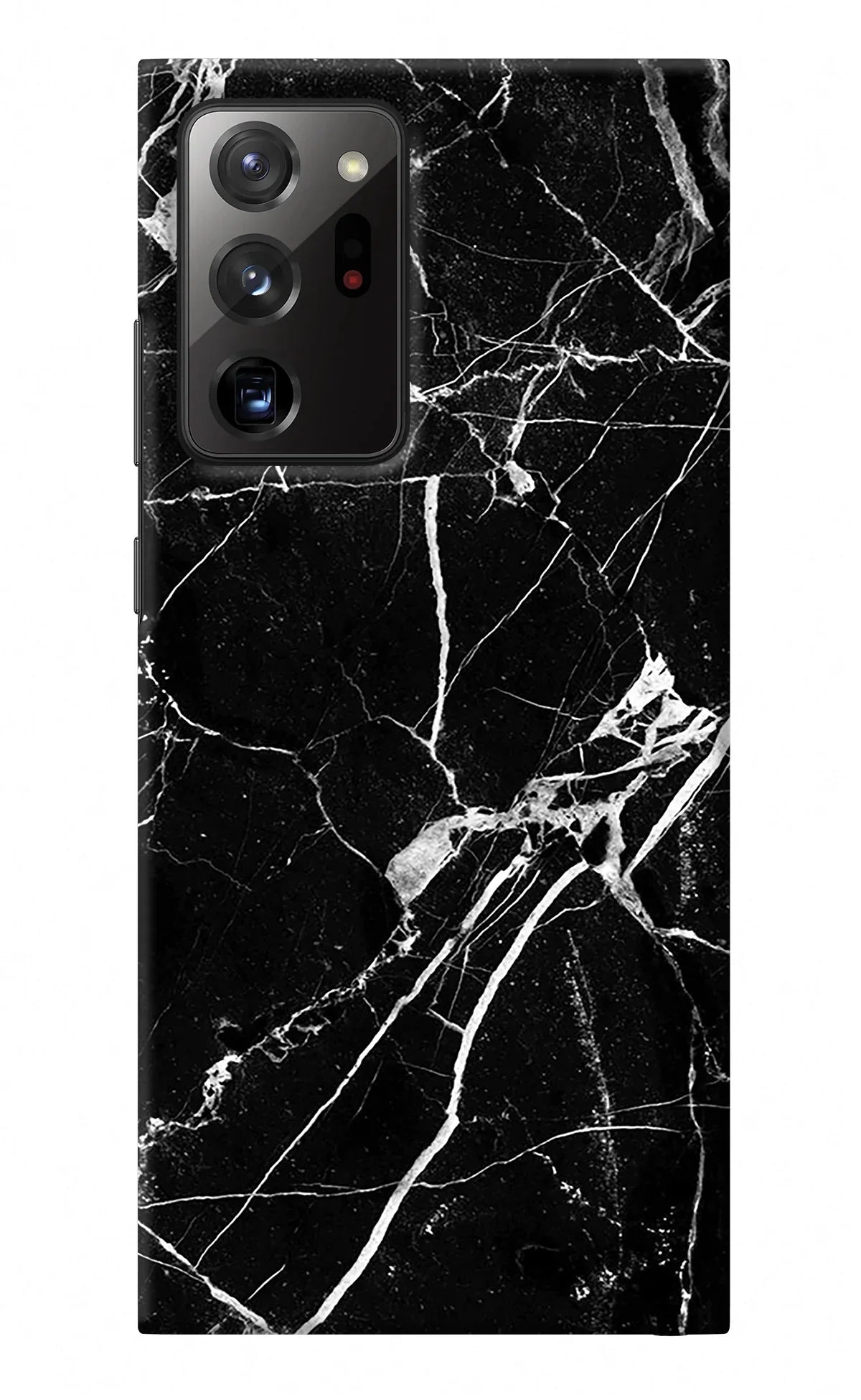 Black Marble Pattern Samsung Note 20 Ultra Back Cover