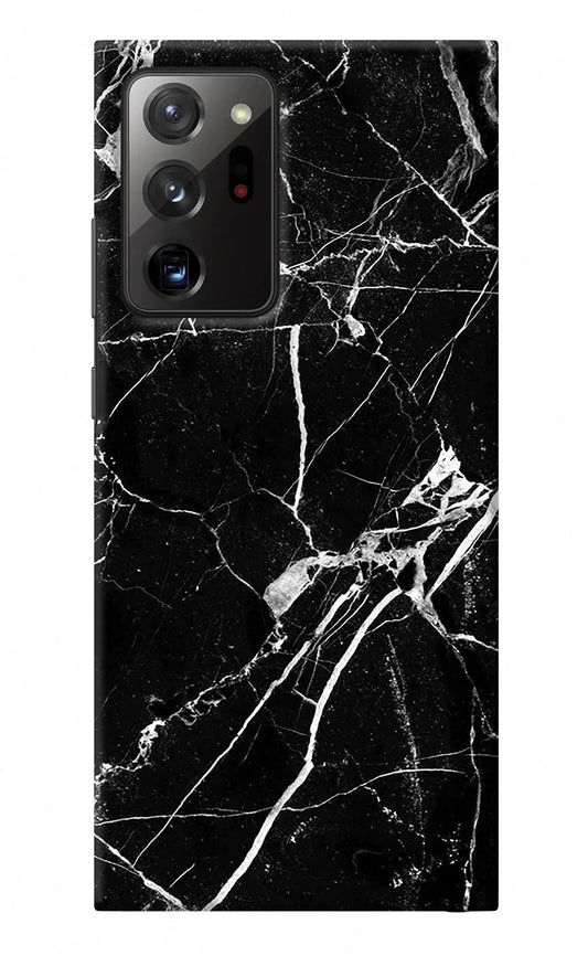 Black Marble Pattern Samsung Note 20 Ultra Back Cover
