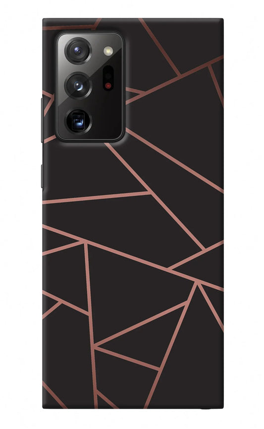 Geometric Pattern Samsung Note 20 Ultra Back Cover