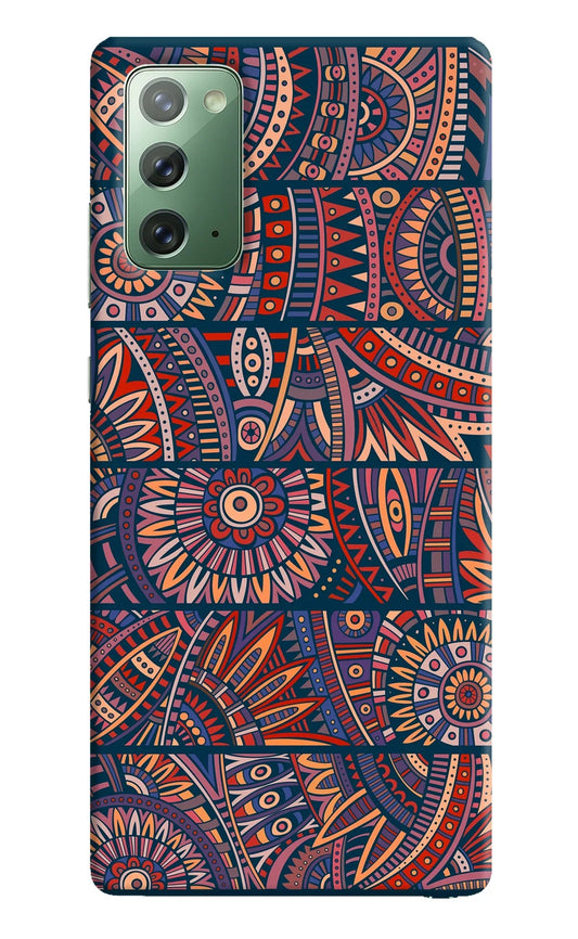 African Culture Design Samsung Note 20 Back Cover