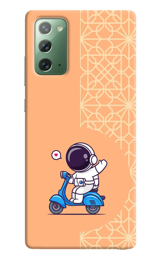 Cute Astronaut Riding Samsung Note 20 Back Cover