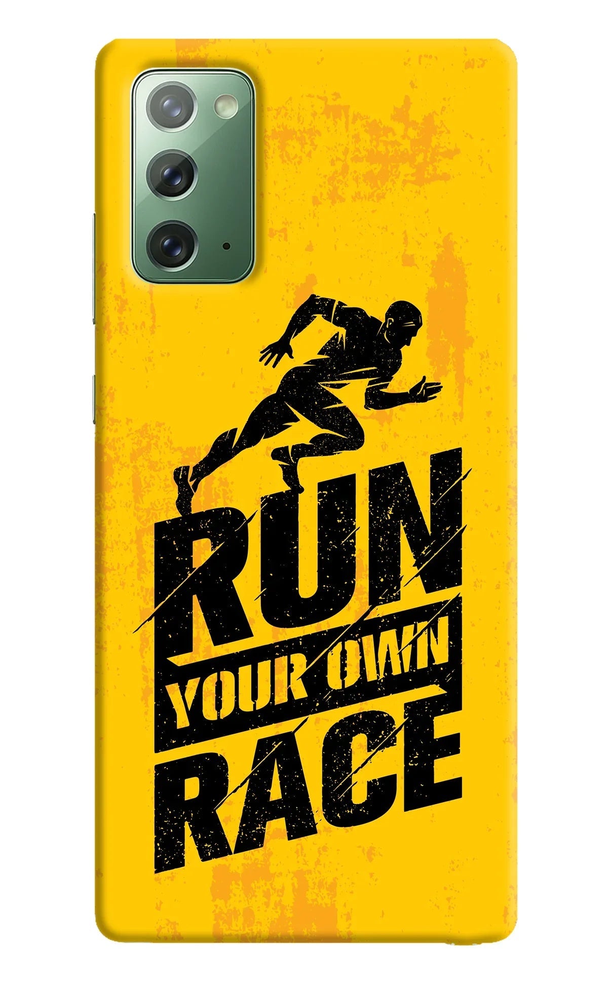 Run Your Own Race Samsung Note 20 Back Cover