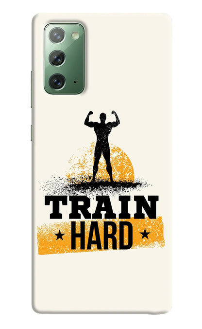 Train Hard Samsung Note 20 Back Cover