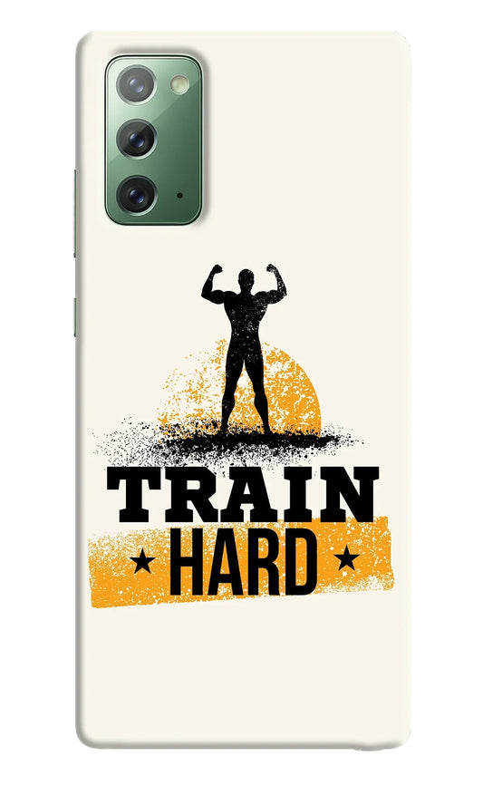 Train Hard Samsung Note 20 Back Cover