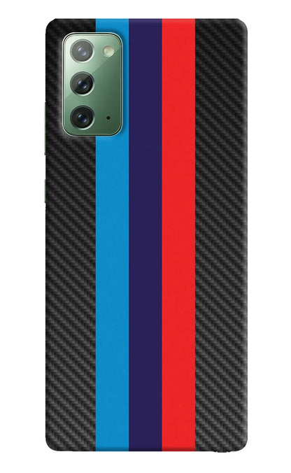 BMW Stripes Pattern Samsung Note 20 Back Cover