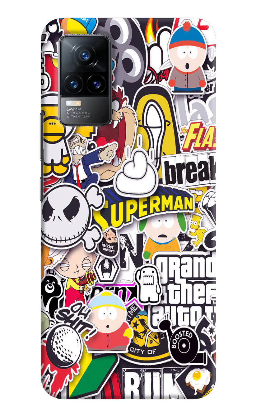 Sticker Bomb Vivo Y73/V21E 4G Back Cover