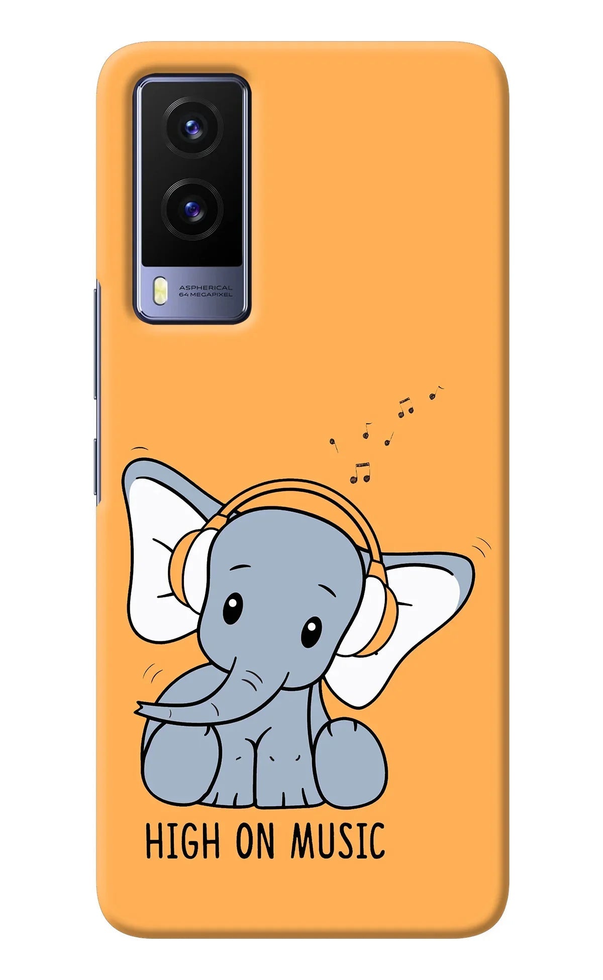High On Music Vivo V21E 5G Back Cover