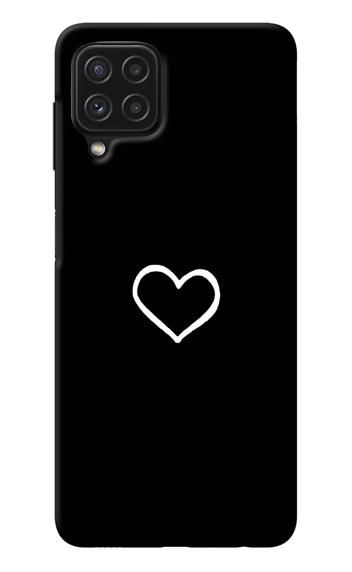 Heart Samsung A22 4G Back Cover