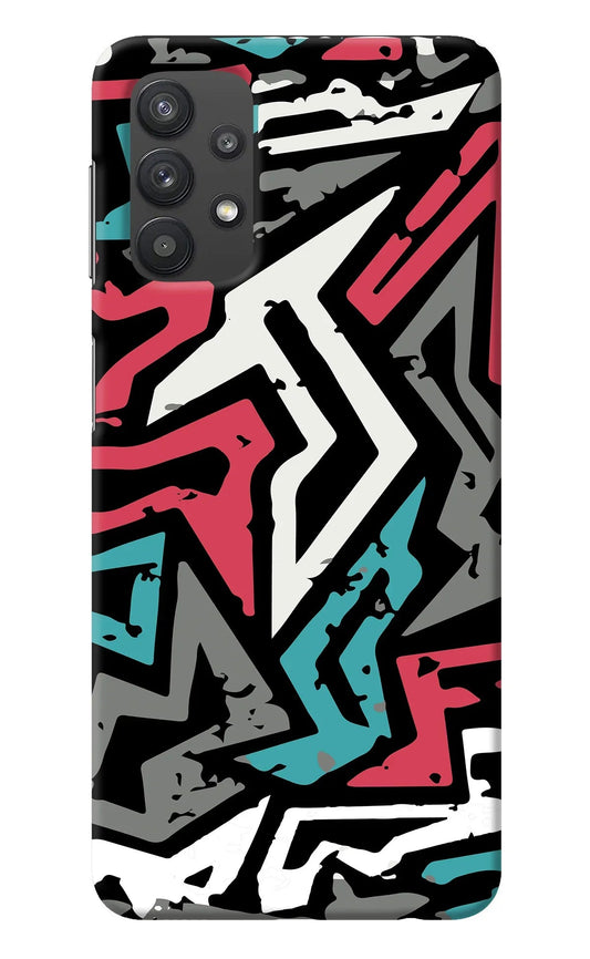 Geometric Graffiti Samsung M32 5G Back Cover