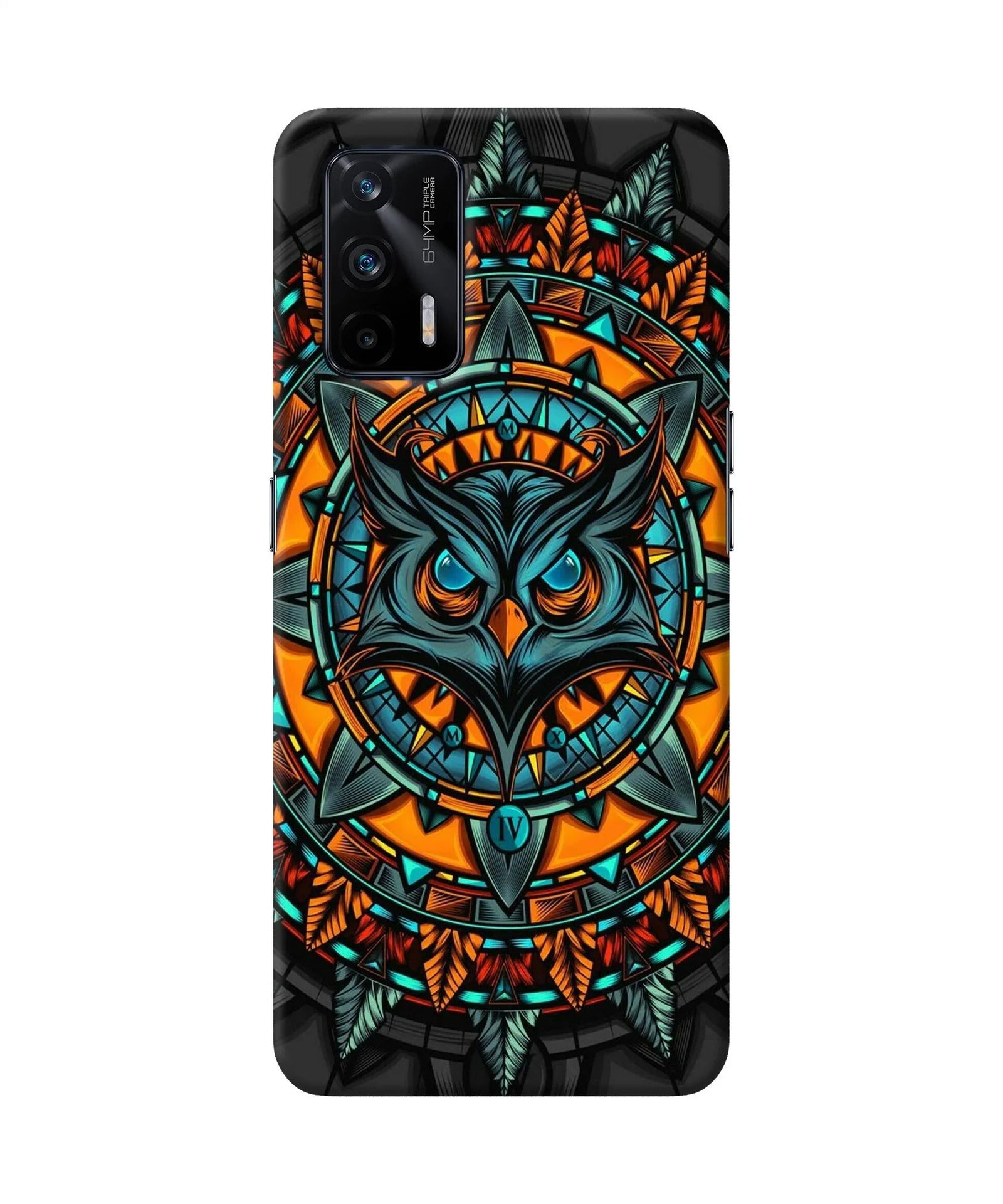Angry Owl Art Realme X7 Max Back Cover