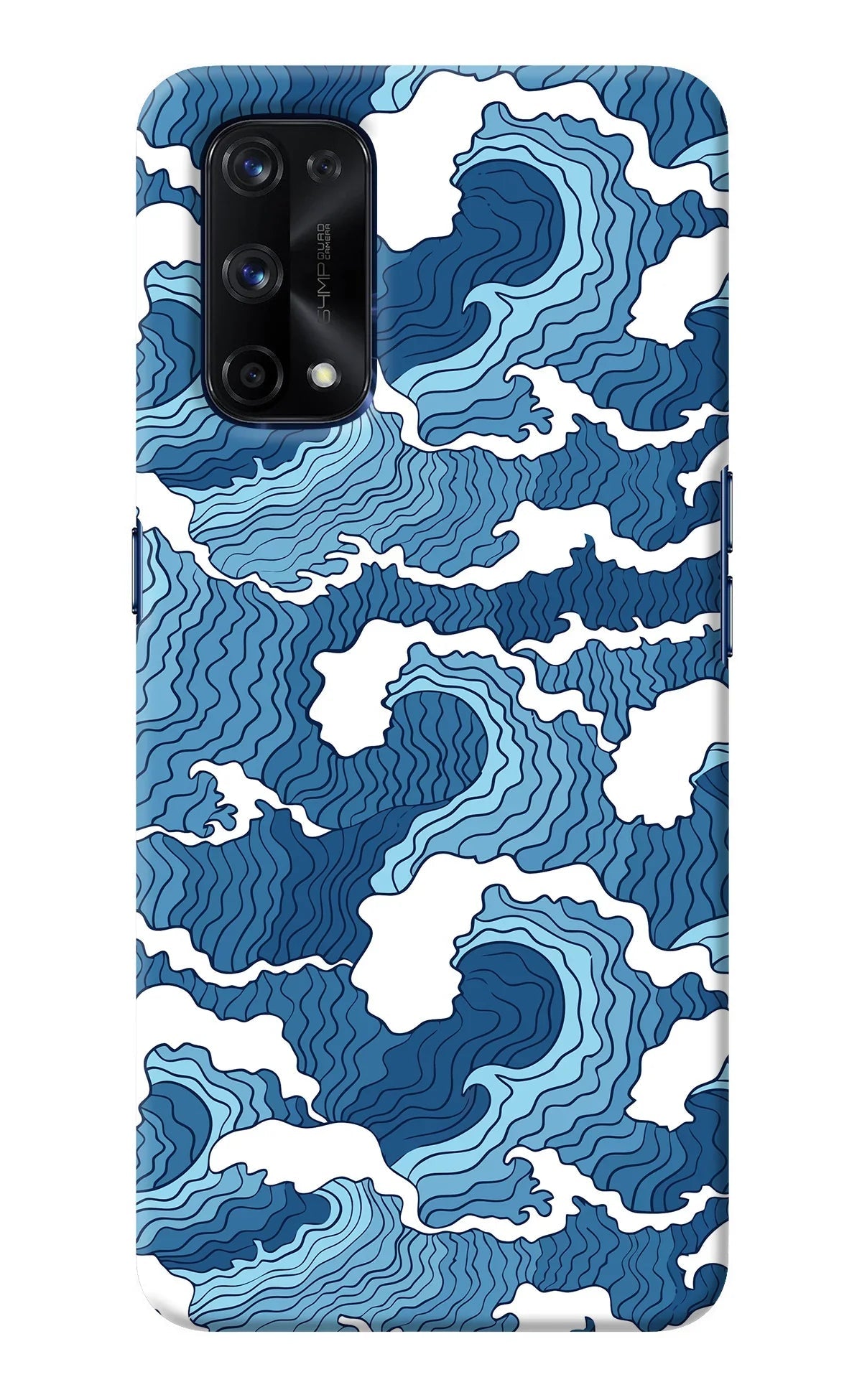 Blue Waves Realme X7 Pro Back Cover