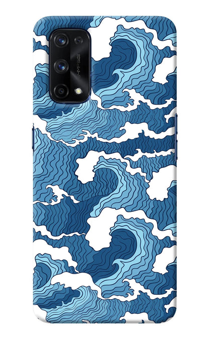 Blue Waves Realme X7 Pro Back Cover
