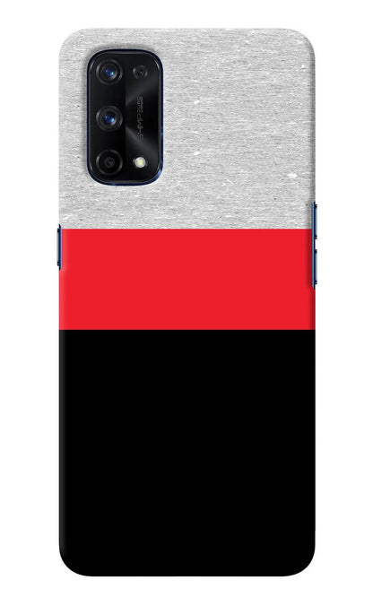 Tri Color Pattern Realme X7 Pro Back Cover