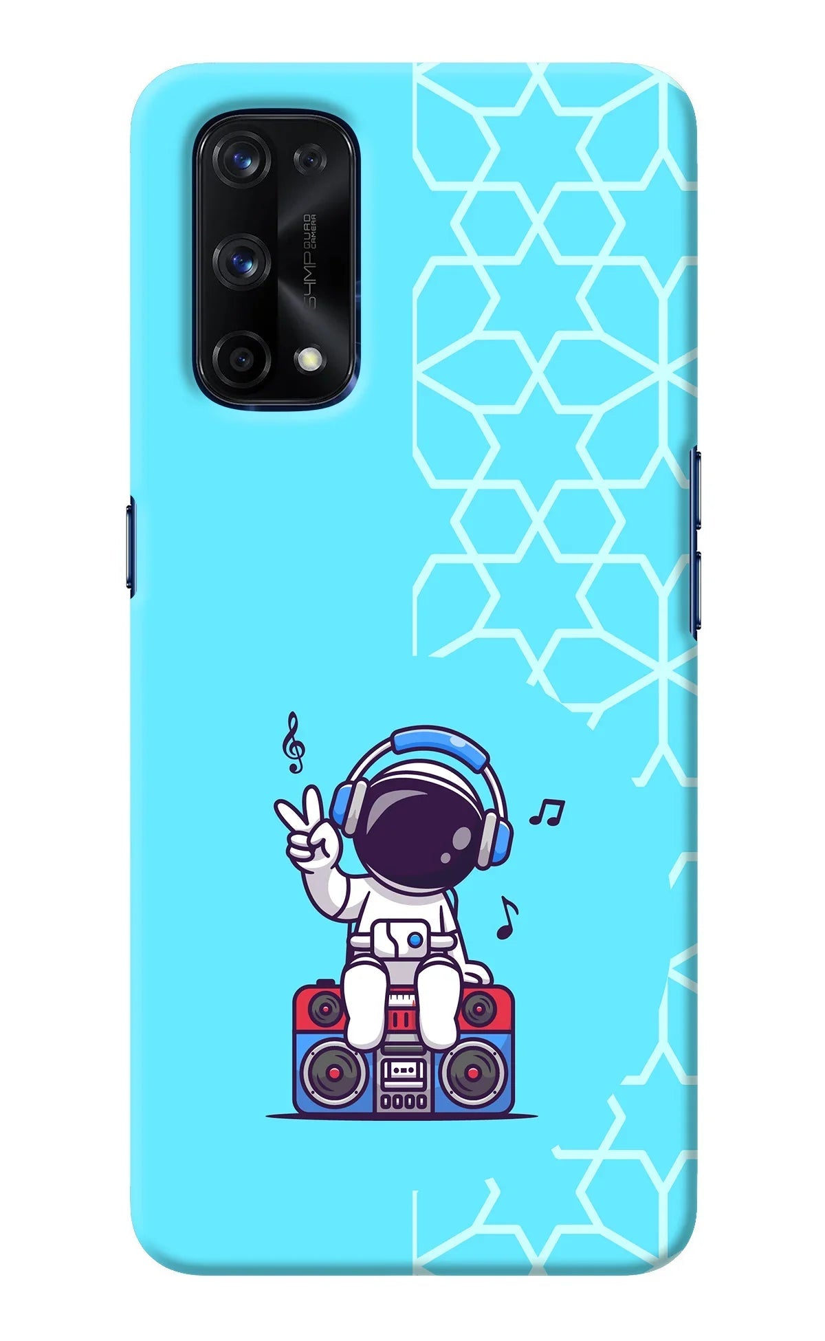 Cute Astronaut Chilling Realme X7 Pro Back Cover
