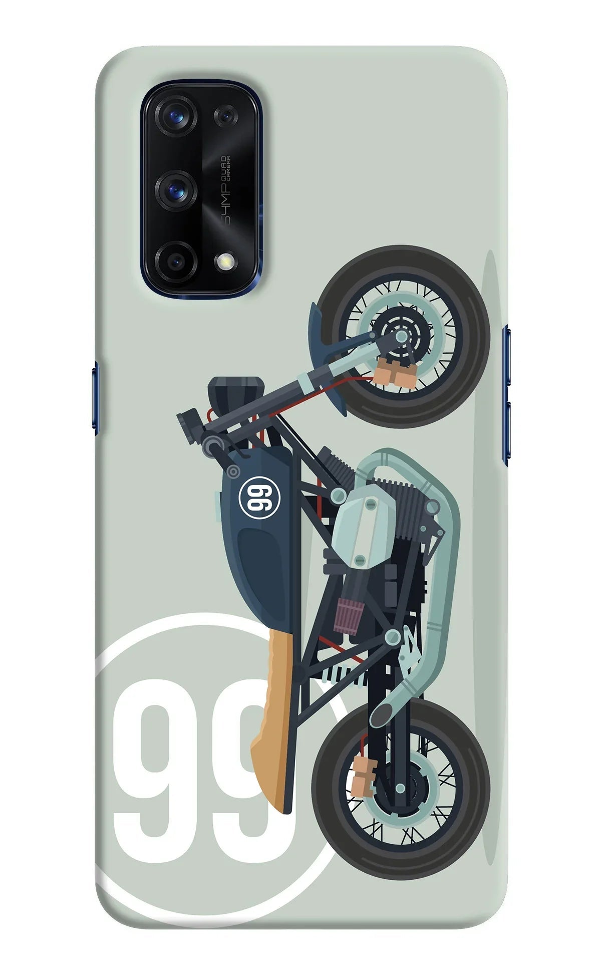 Classic Cafe Racer 99 Realme X7 Pro Back Cover