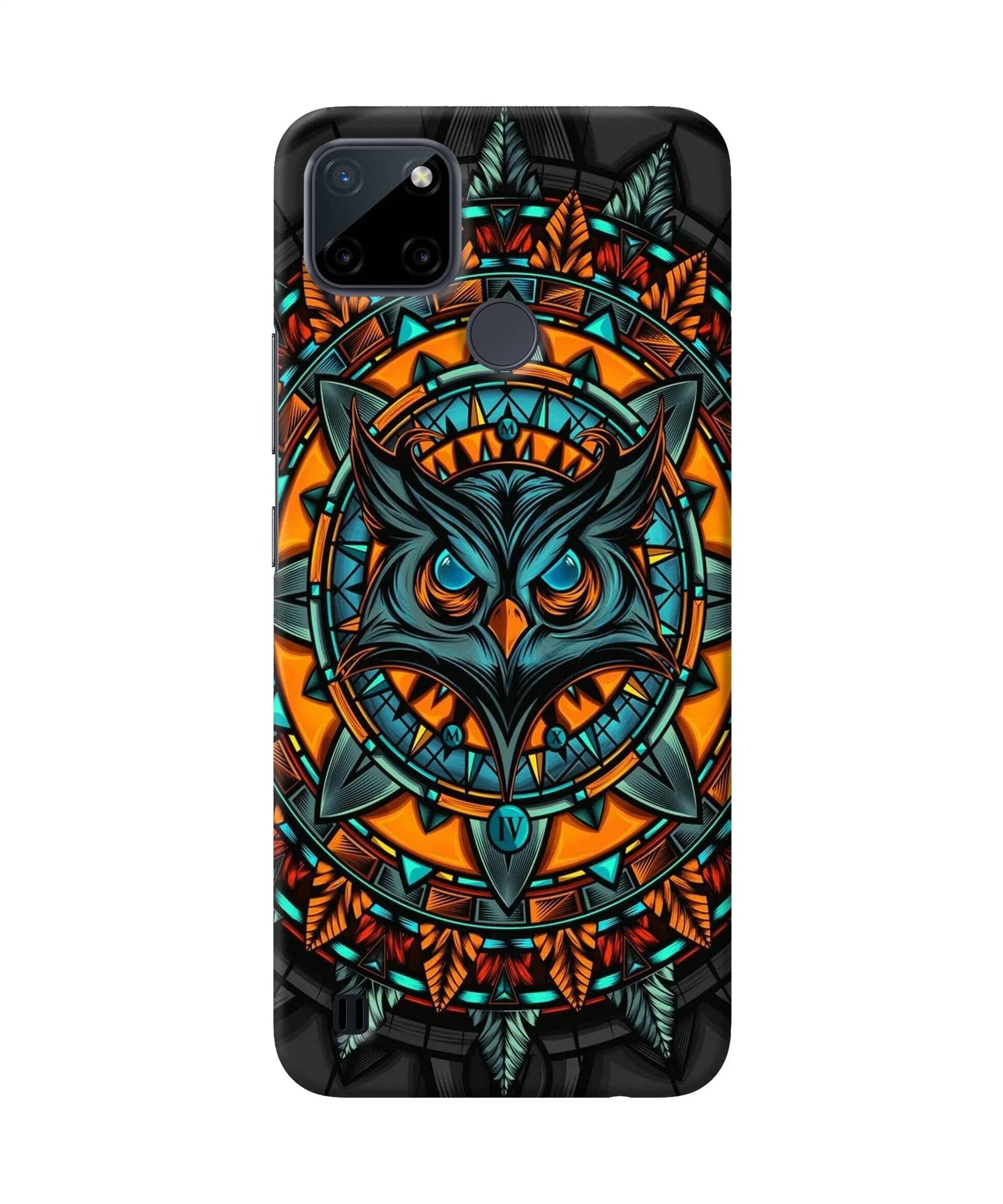 Angry Owl Art Realme C21Y/C25Y Back Cover