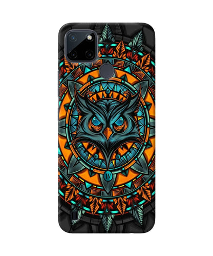 Angry Owl Art Realme C21Y/C25Y Back Cover