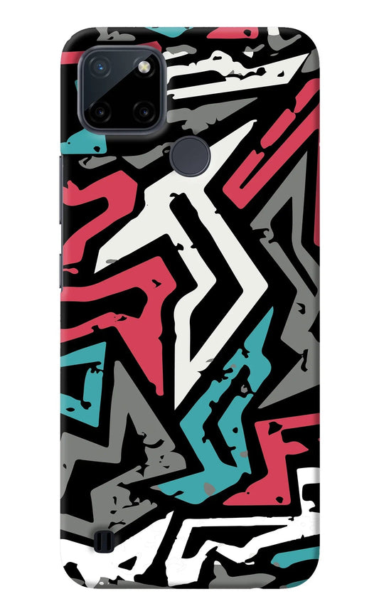 Geometric Graffiti Realme C21Y/C25Y Back Cover