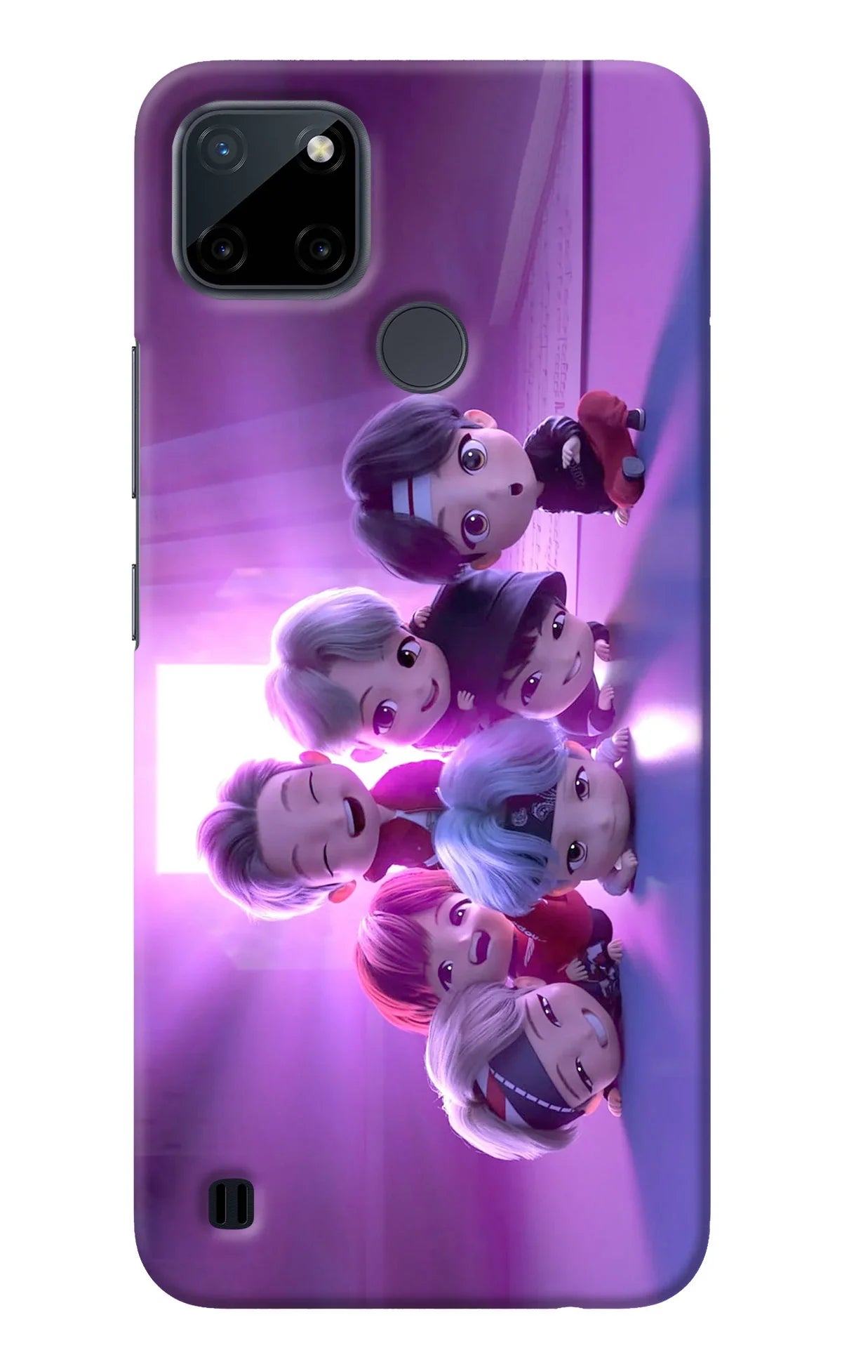 BTS Chibi Realme C21Y/C25Y Back Cover