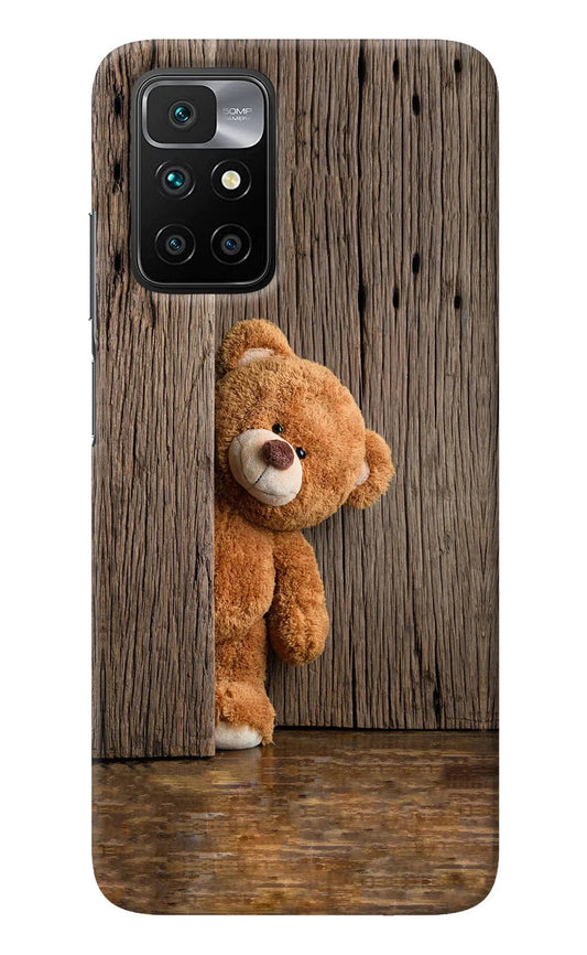 Teddy Wooden Redmi 10 Prime Back Cover