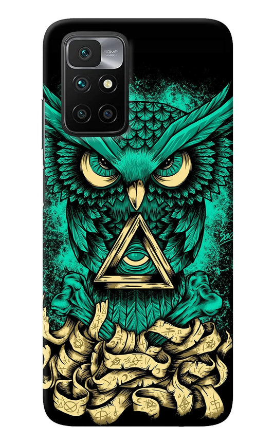 Green Owl Redmi 10 Prime Back Cover
