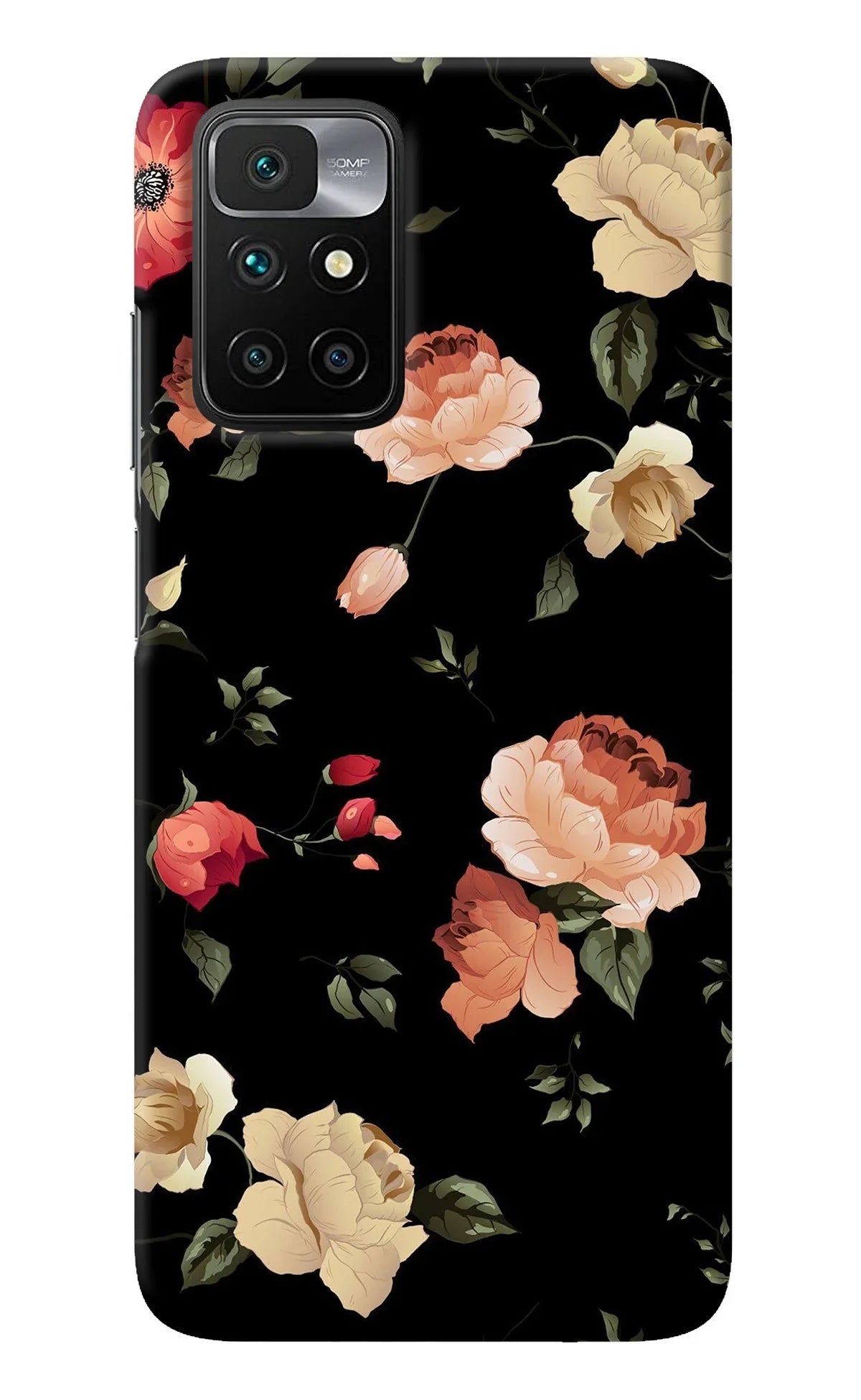 Flowers Redmi 10 Prime Back Cover