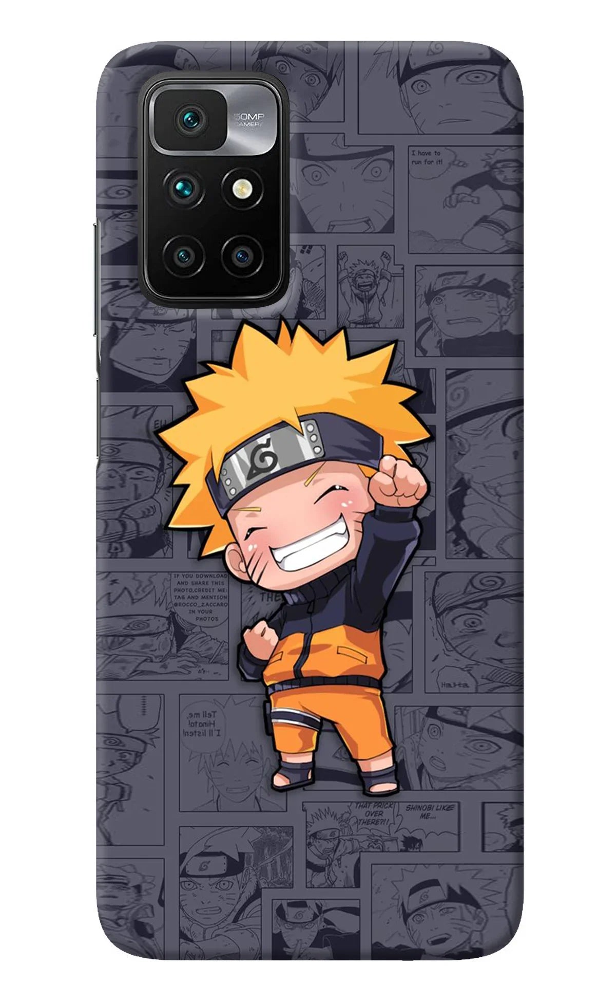 Chota Naruto Redmi 10 Prime Back Cover