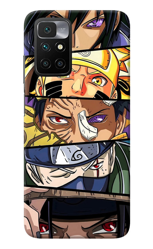 Naruto Character Redmi 10 Prime Back Cover