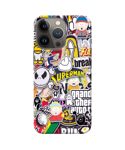 Sticker Bomb iPhone 13 Pro Max Back Cover