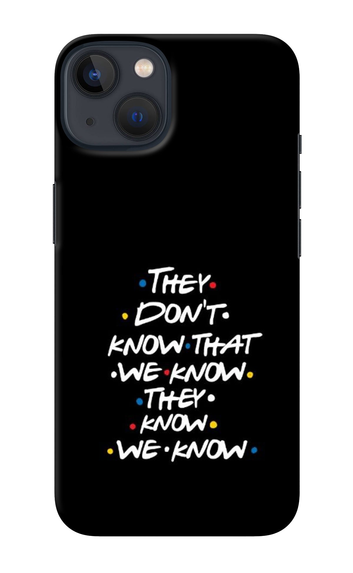 FRIENDS Dialogue iPhone 13 Mini Back Cover