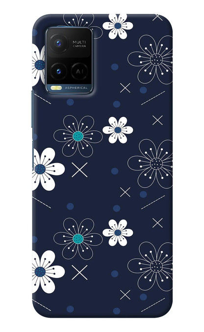Flowers Vivo Y21/Y21s/Y33s Back Cover