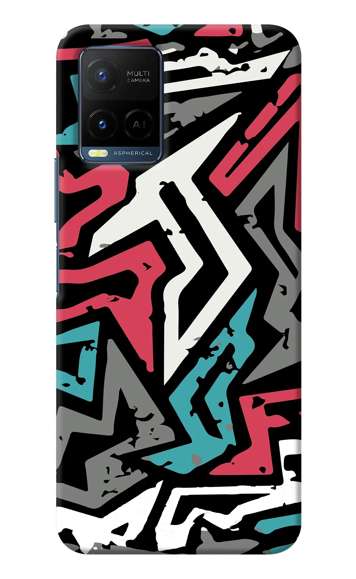 Geometric Graffiti Vivo Y21/Y21s/Y33s Back Cover