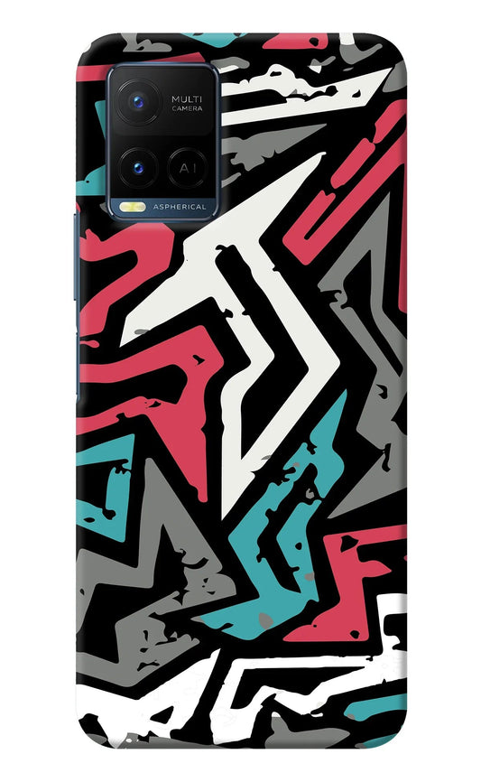 Geometric Graffiti Vivo Y21/Y21s/Y33s Back Cover
