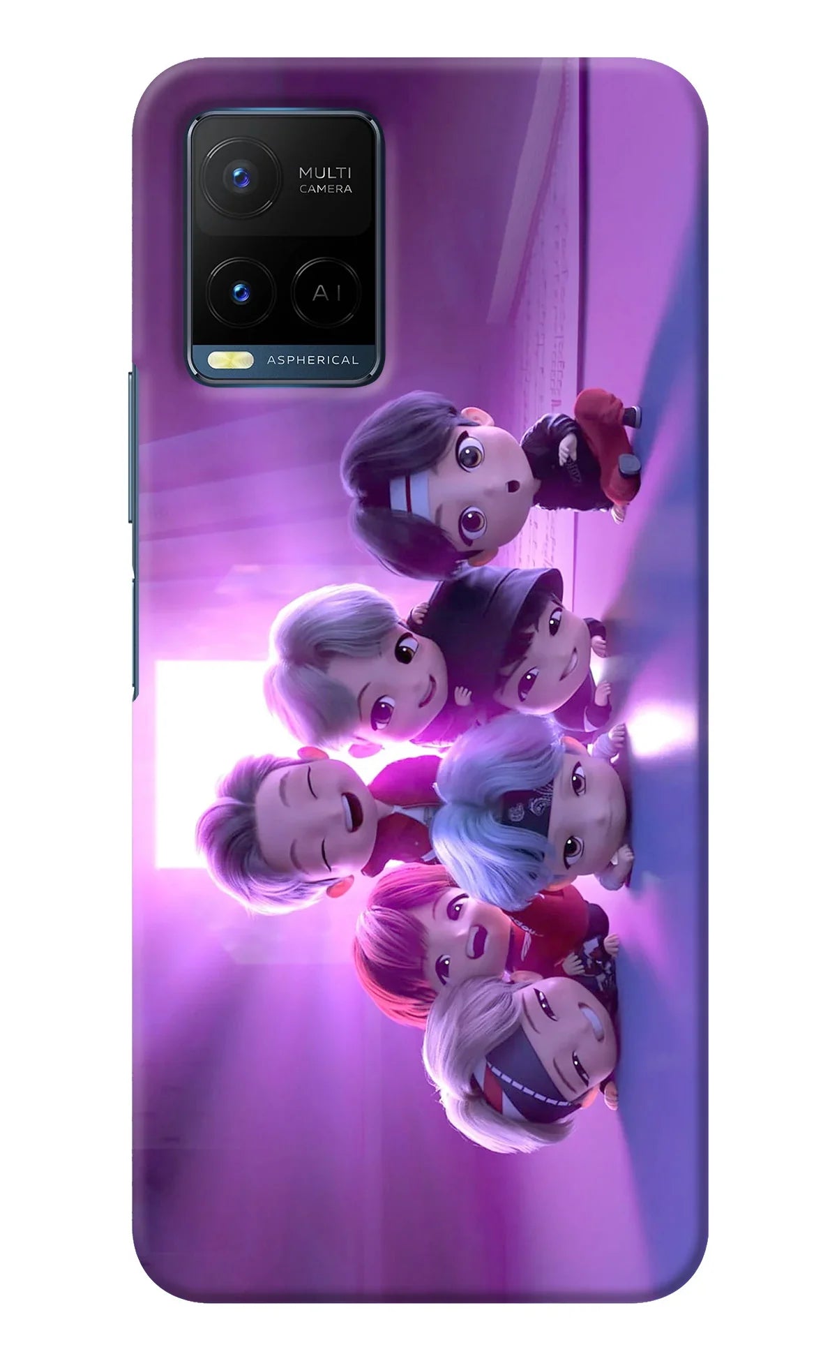 BTS Chibi Vivo Y21/Y21s/Y33s Back Cover