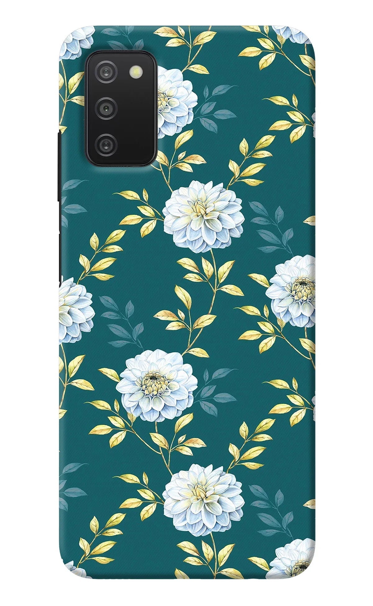 Flowers Samsung A03s Back Cover