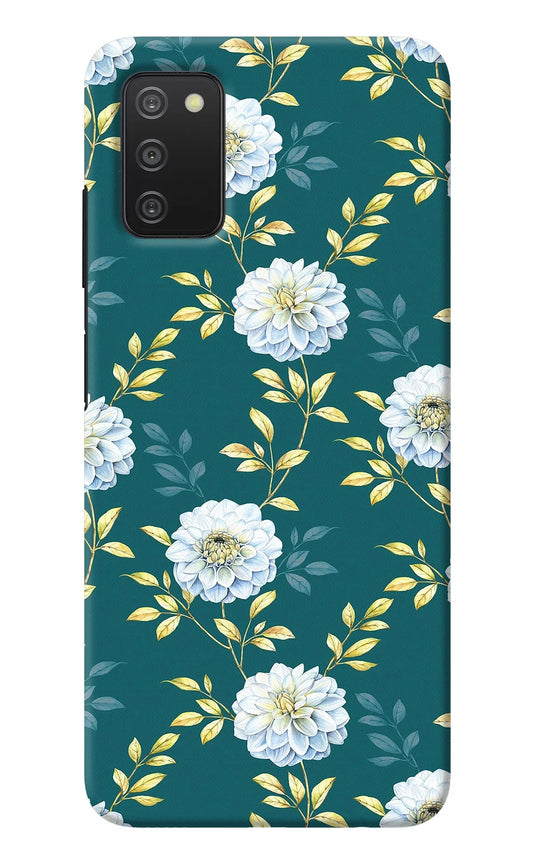 Flowers Samsung A03s Back Cover