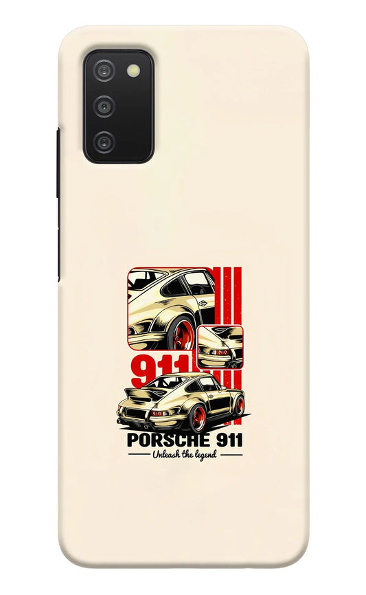 Classic Porsche 911 Samsung A03s Back Cover