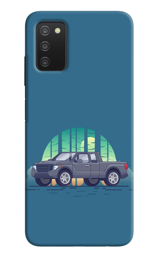 Retro Garage Vibe Samsung A03s Back Cover