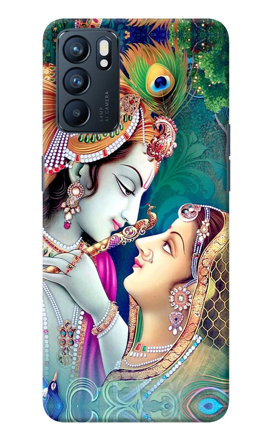Lord Radha Krishna Oppo Reno6 5G Back Cover