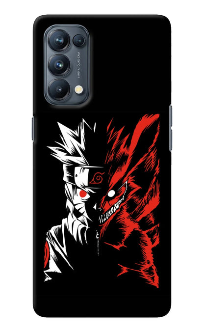 Naruto Two Face Oppo Reno5 Pro 5G Back Cover