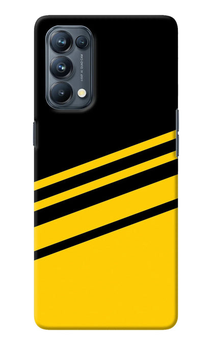 Yellow Shades Oppo Reno5 Pro 5G Back Cover