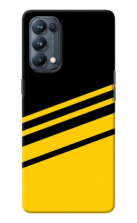 Yellow Shades Oppo Reno5 Pro 5G Back Cover