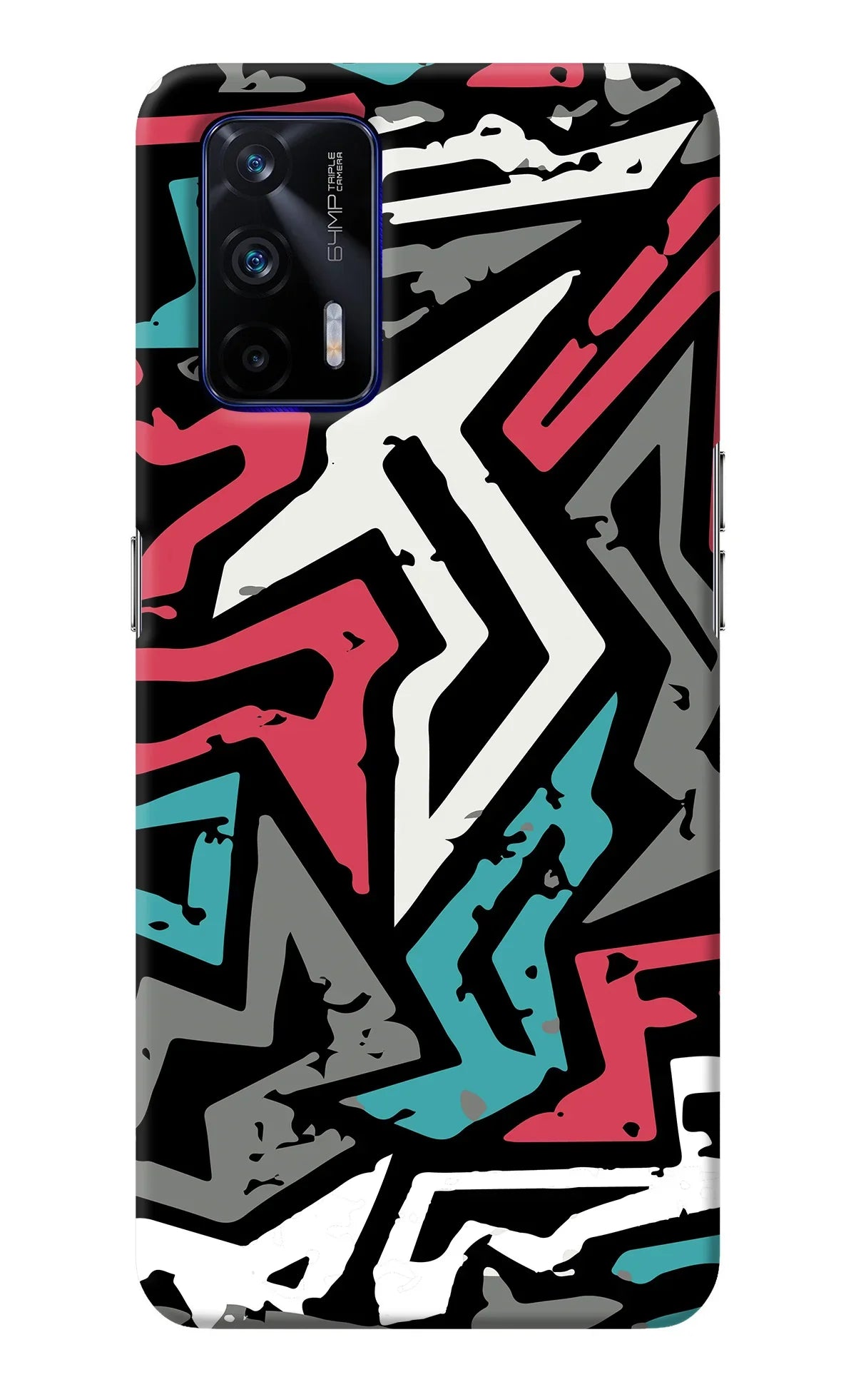 Geometric Graffiti Realme GT 5G Back Cover